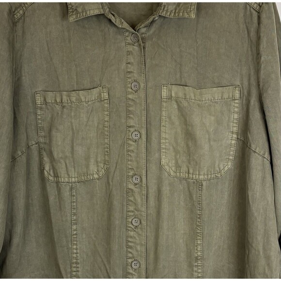 SUNDANCE Wayside Cargo Utility Jumpsuit XL Green Vintage Wash Roll Tab Coveralls - Picture 5 of 15